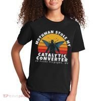 Funny Mothman Stole My Catalytic Converter Mothman Cryptid Kids T-Shirt thumb 2