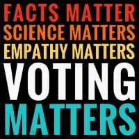 Facts Matter Science Matters Voting Matters Liberal Democrat Tank Top thumb 6