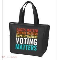 Facts Matter Science Matters Voting Matters Liberal Democrat Tote Bag thumb 3