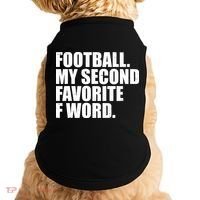 Football My Second Favorite F Word Doggie Tank thumb 0