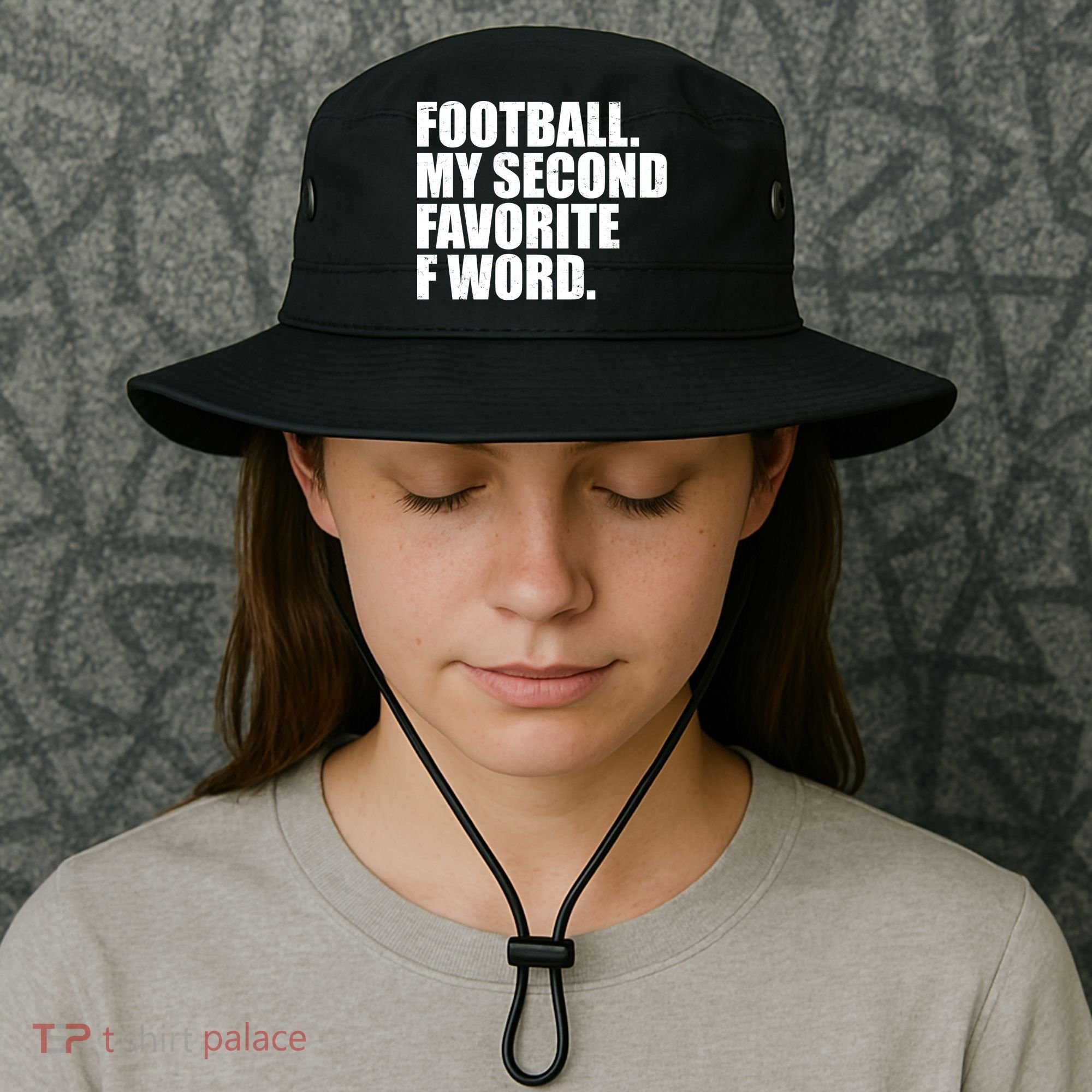 Football My Second Favorite F Word Bucket Hat