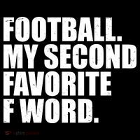 Football My Second Favorite F Word Ornament thumb 1