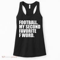 Football My Second Favorite F Word Women's Tank Top thumb 0