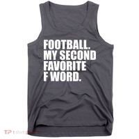 Football My Second Favorite F Word Tank Top thumb 0