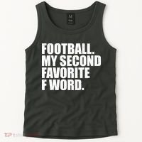 Football My Second Favorite F Word Tank Top thumb 2