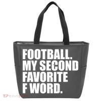 Football My Second Favorite F Word Tote Bag thumb 0