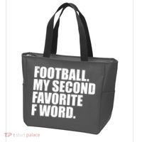 Football My Second Favorite F Word Tote Bag thumb 3