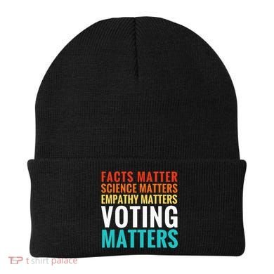 Facts Matter Science Matters Voting Matters Liberal Democrat Beanie