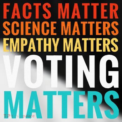 Facts Matter Science Matters Voting Matters Liberal Democrat Toddler Fine Jersey T-Shirt