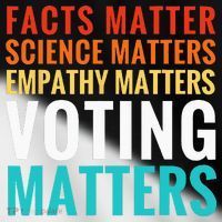 Facts Matter Science Matters Voting Matters Liberal Democrat Toddler Fine Jersey T-Shirt thumb 2