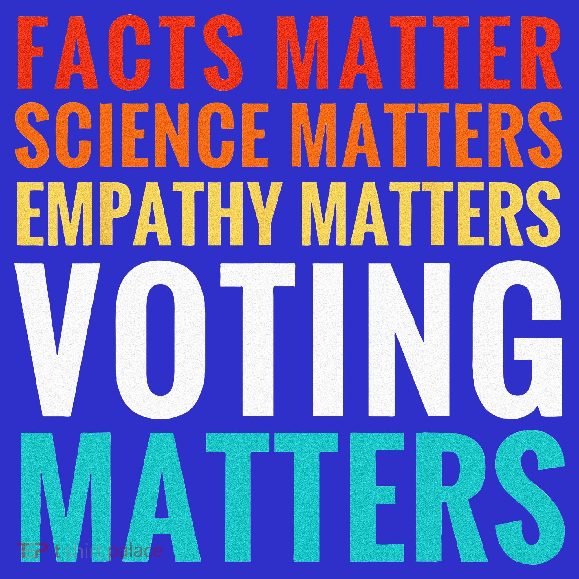 Facts Matter Science Matters Voting Matters Liberal Democrat Mousepad