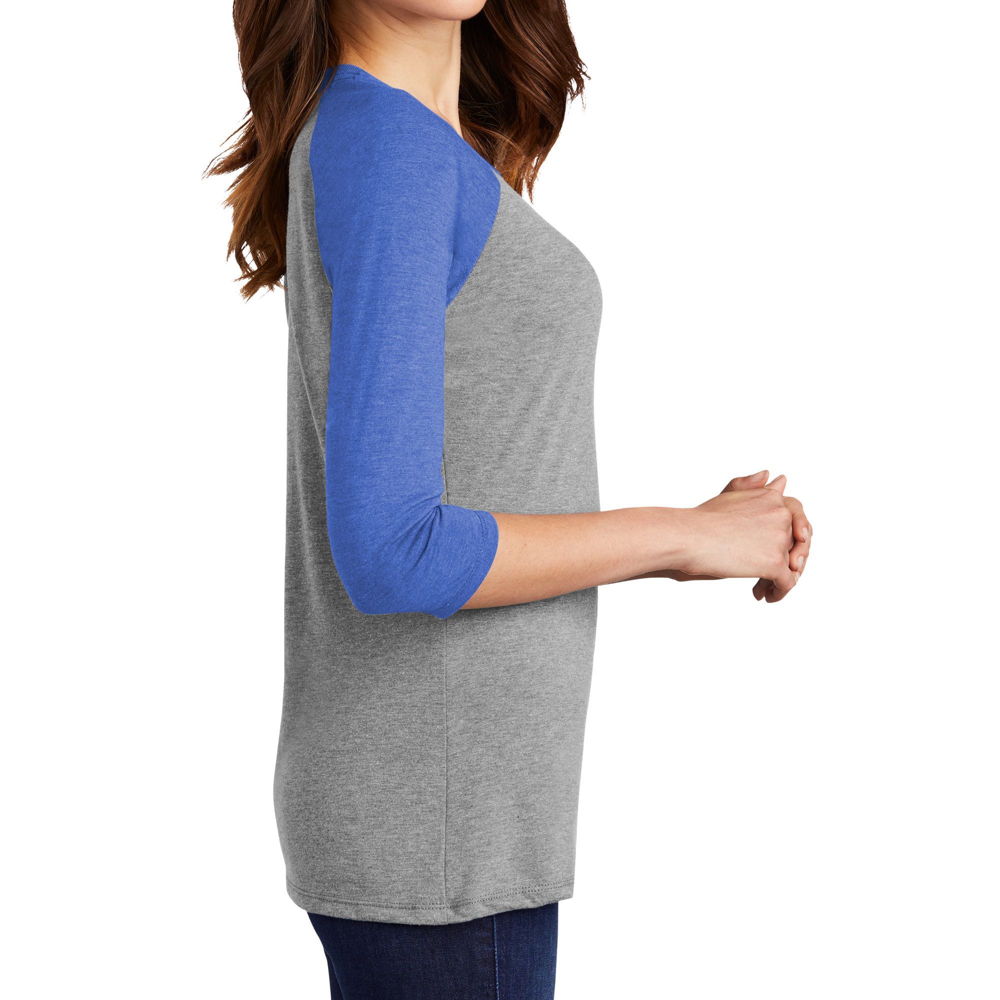 Facts Matter Science Matters Voting Matters Liberal Democrat Women's Tri-Blend 3/4-Sleeve Raglan Shirt