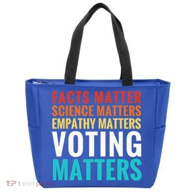Facts Matter Science Matters Voting Matters Liberal Democrat Tote Bag