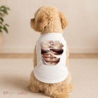 Fake Muscles Six Pack Abs Ripped Chest Fake Bodybuilding Doggie Tank thumb 2