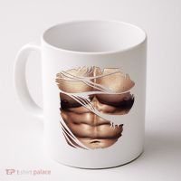 Fake Muscles Six Pack Abs Ripped Chest Fake Bodybuilding Coffee Mug thumb 0