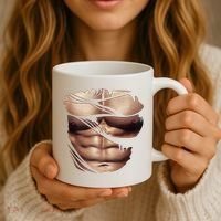 Fake Muscles Six Pack Abs Ripped Chest Fake Bodybuilding Coffee Mug thumb 3