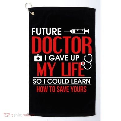 Funny Medical Student Design For Future Doctors And Physicians Gift Golf Towel