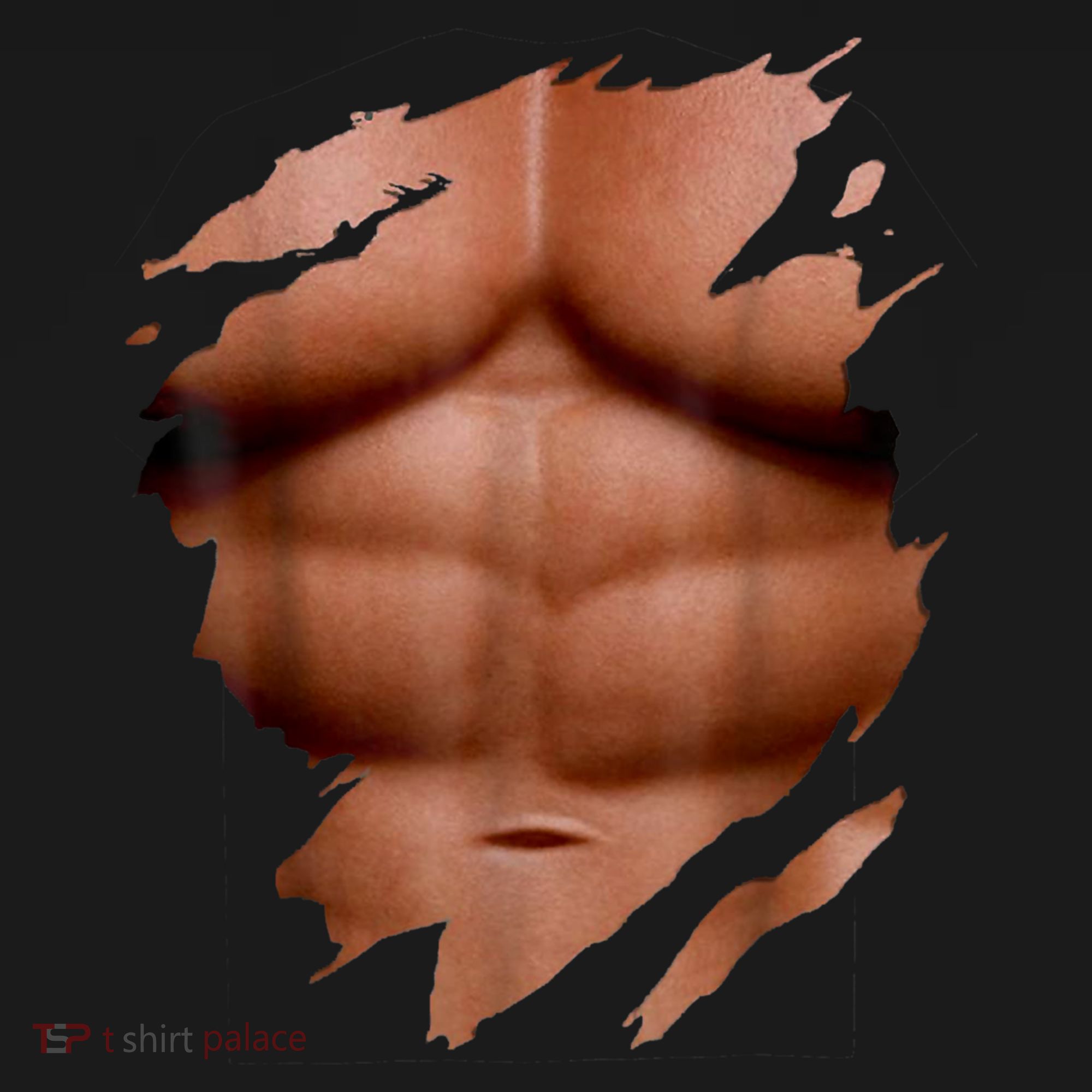 Fake Muscles Six Pack Abs Ripped Chest Fake Bodybuilding Women's Hoodie