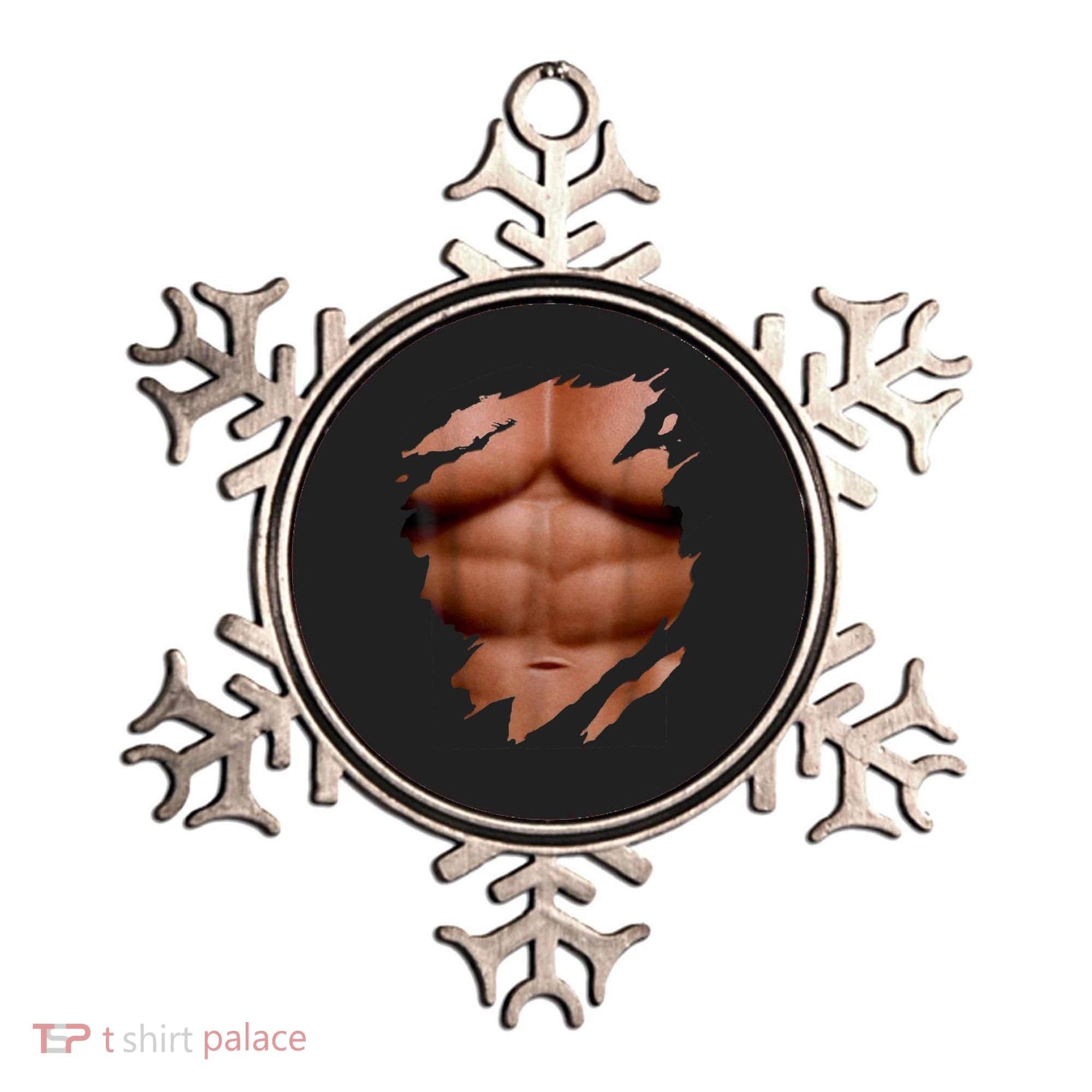 Fake Muscles Six Pack Abs Ripped Chest Fake Bodybuilding Ornament