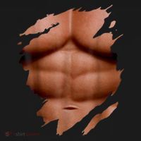 Fake Muscles Six Pack Abs Ripped Chest Fake Bodybuilding Women's Tank Top thumb 5