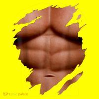 Fake Muscles Six Pack Abs Ripped Chest Fake Bodybuilding T-Shirt thumb 7