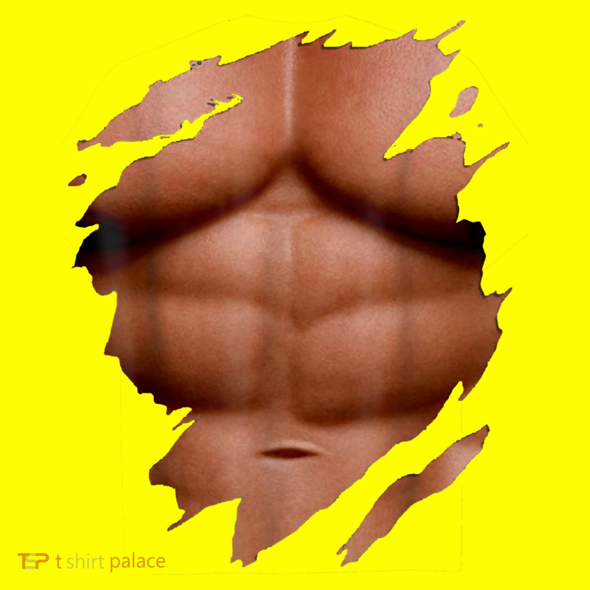 Fake Muscles Six Pack Abs Ripped Chest Fake Bodybuilding Baby Bodysuit