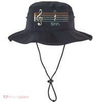 Funny Music Shh Quarter Rest And Fermata Notation Musician Bucket Hat thumb 0