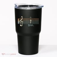 Funny Music Shh Quarter Rest And Fermata Notation Musician Tumbler thumb 0