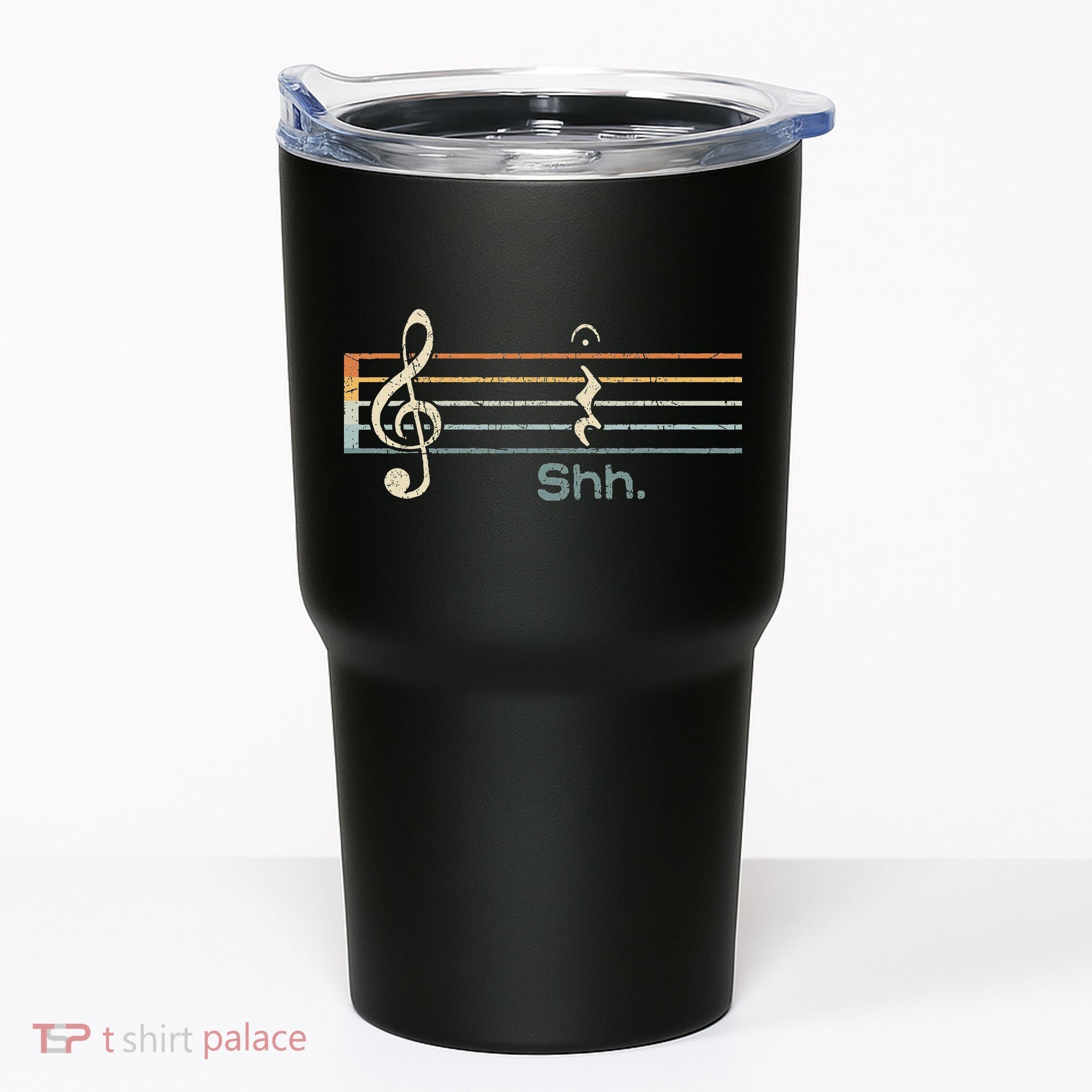 Funny Music Shh Quarter Rest And Fermata Notation Musician Tumbler