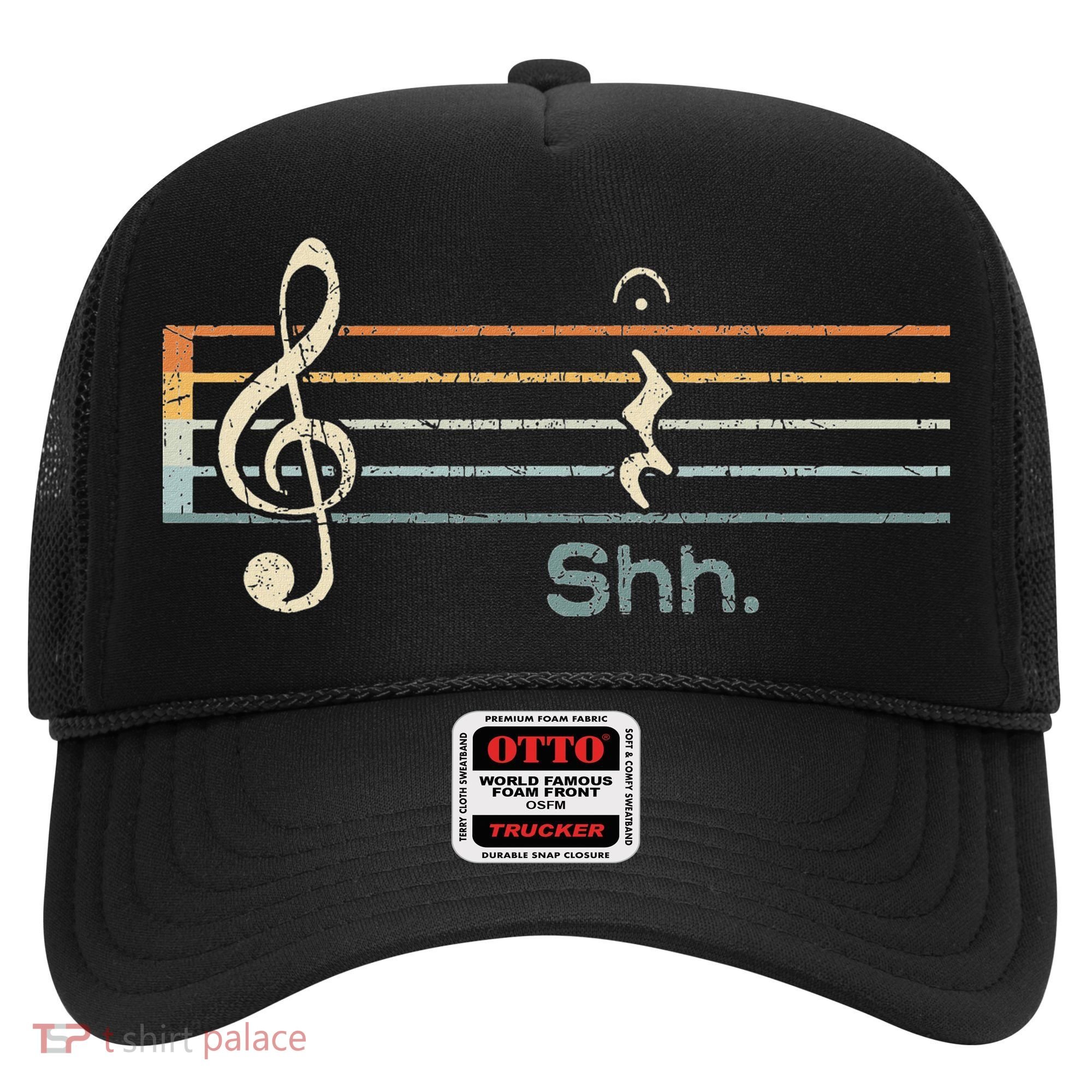 Funny Music Shh Quarter Rest And Fermata Notation Musician Hat