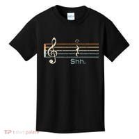Funny Music Shh Quarter Rest And Fermata Notation Musician Kids T-Shirt thumb 0
