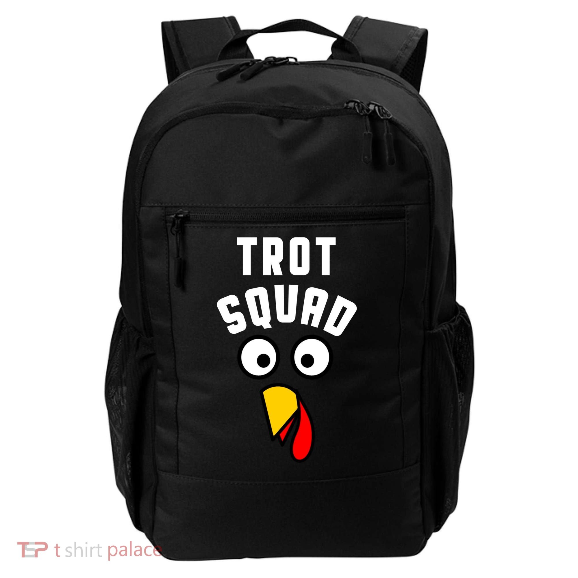 Funny Marathon Thanksgiving 5k Running Turkey Trot Squad Gift Backpack