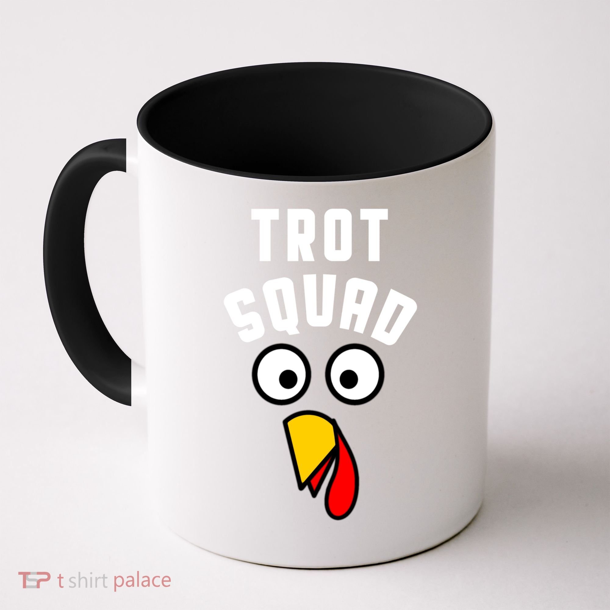 Funny Marathon Thanksgiving 5k Running Turkey Trot Squad Gift Coffee Mug