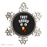 Funny Marathon Thanksgiving 5k Running Turkey Trot Squad Gift Ornament thumb 0