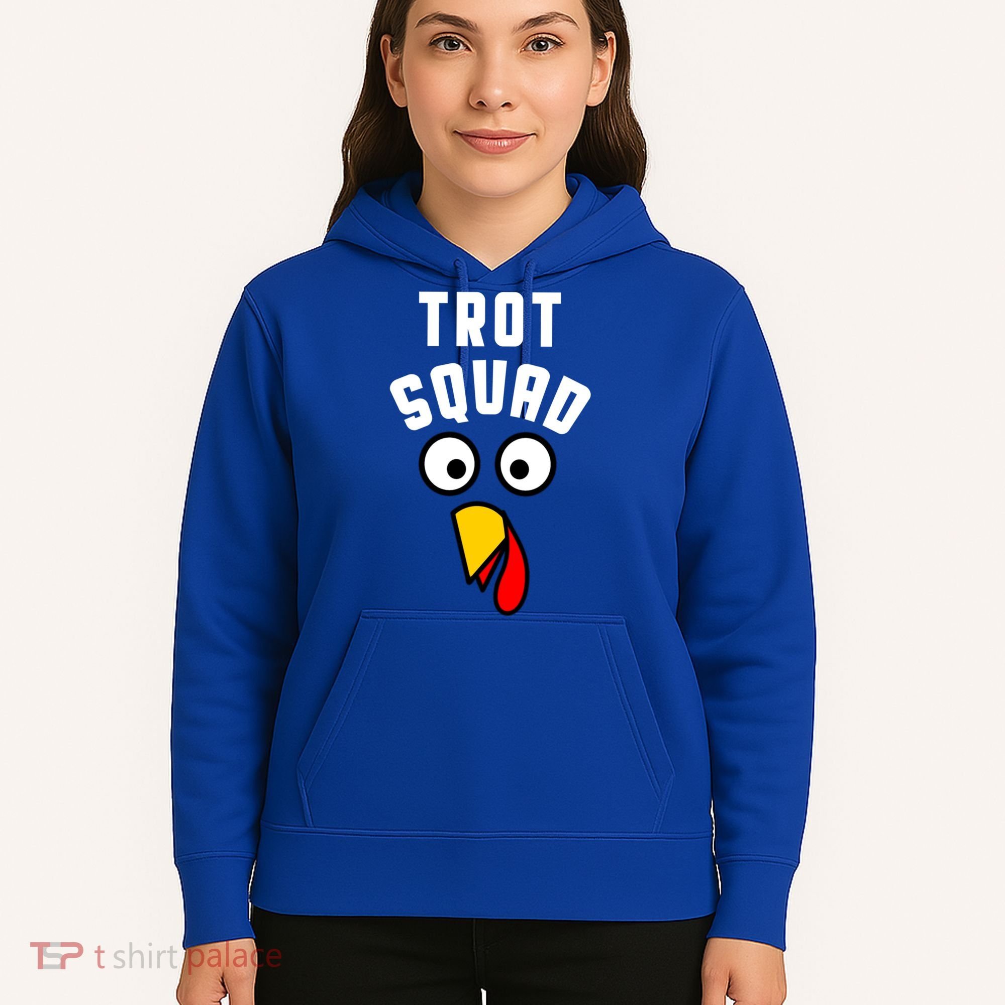 Funny Marathon Thanksgiving 5k Running Turkey Trot Squad Gift Hoodie