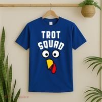 Funny Marathon Thanksgiving 5k Running Turkey Trot Squad Gift T-Shirt thumb 2