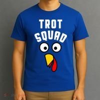 Funny Marathon Thanksgiving 5k Running Turkey Trot Squad Gift T-Shirt thumb 3