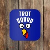 Funny Marathon Thanksgiving 5k Running Turkey Trot Squad Gift Coaster thumb 0