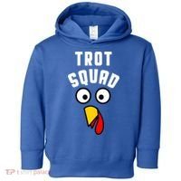 Funny Marathon Thanksgiving 5k Running Turkey Trot Squad Gift Toddler Hoodie thumb 0
