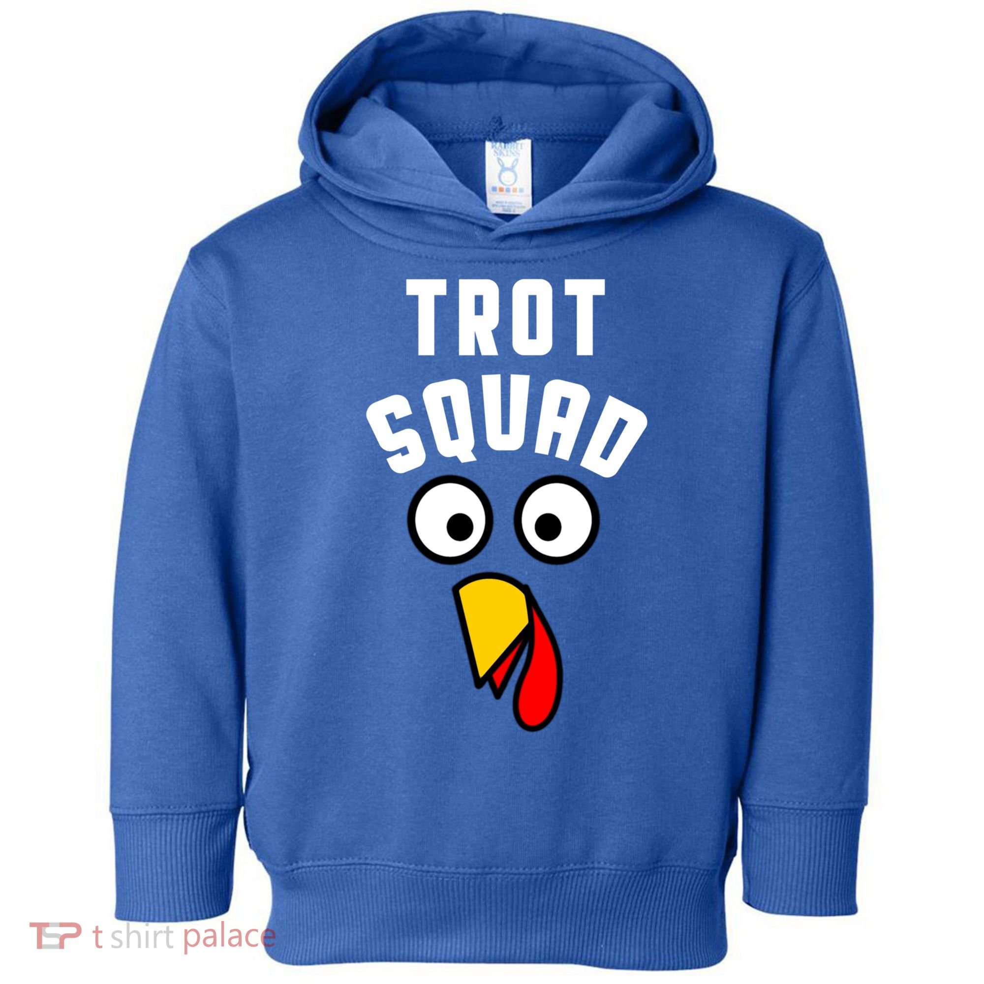 Funny Marathon Thanksgiving 5k Running Turkey Trot Squad Gift Toddler Hoodie
