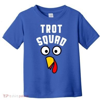 Funny Marathon Thanksgiving 5k Running Turkey Trot Squad Gift Toddler T-Shirt