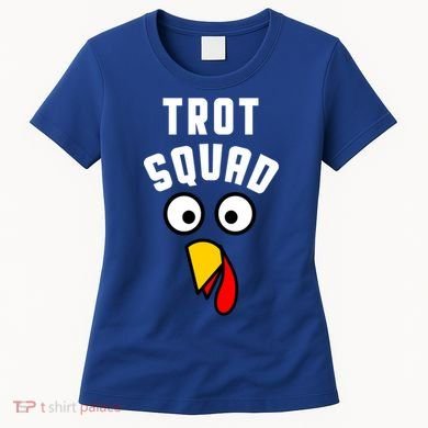 Funny Marathon Thanksgiving 5k Running Turkey Trot Squad Gift Women's T-Shirt