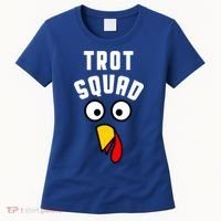 Funny Marathon Thanksgiving 5k Running Turkey Trot Squad Gift Women's T-Shirt thumb 0