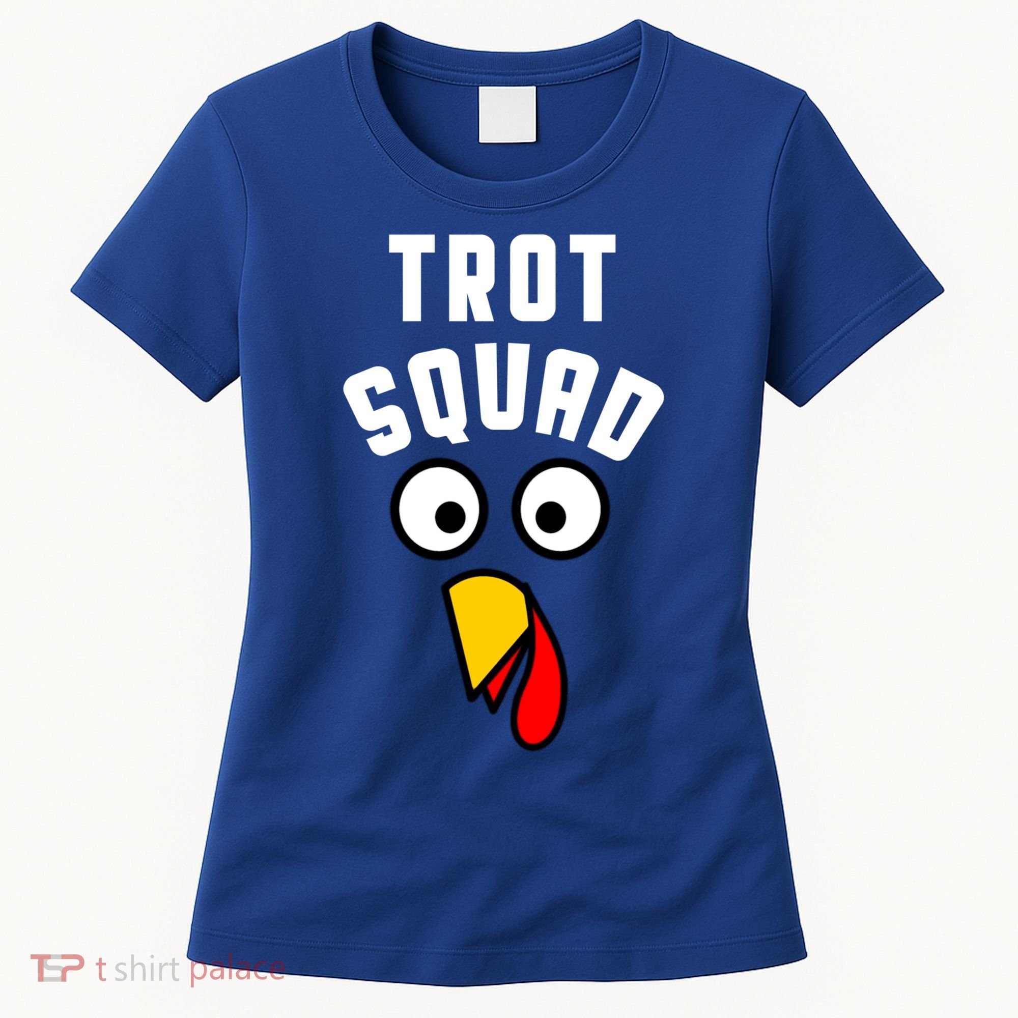 Funny Marathon Thanksgiving 5k Running Turkey Trot Squad Gift Women's T-Shirt