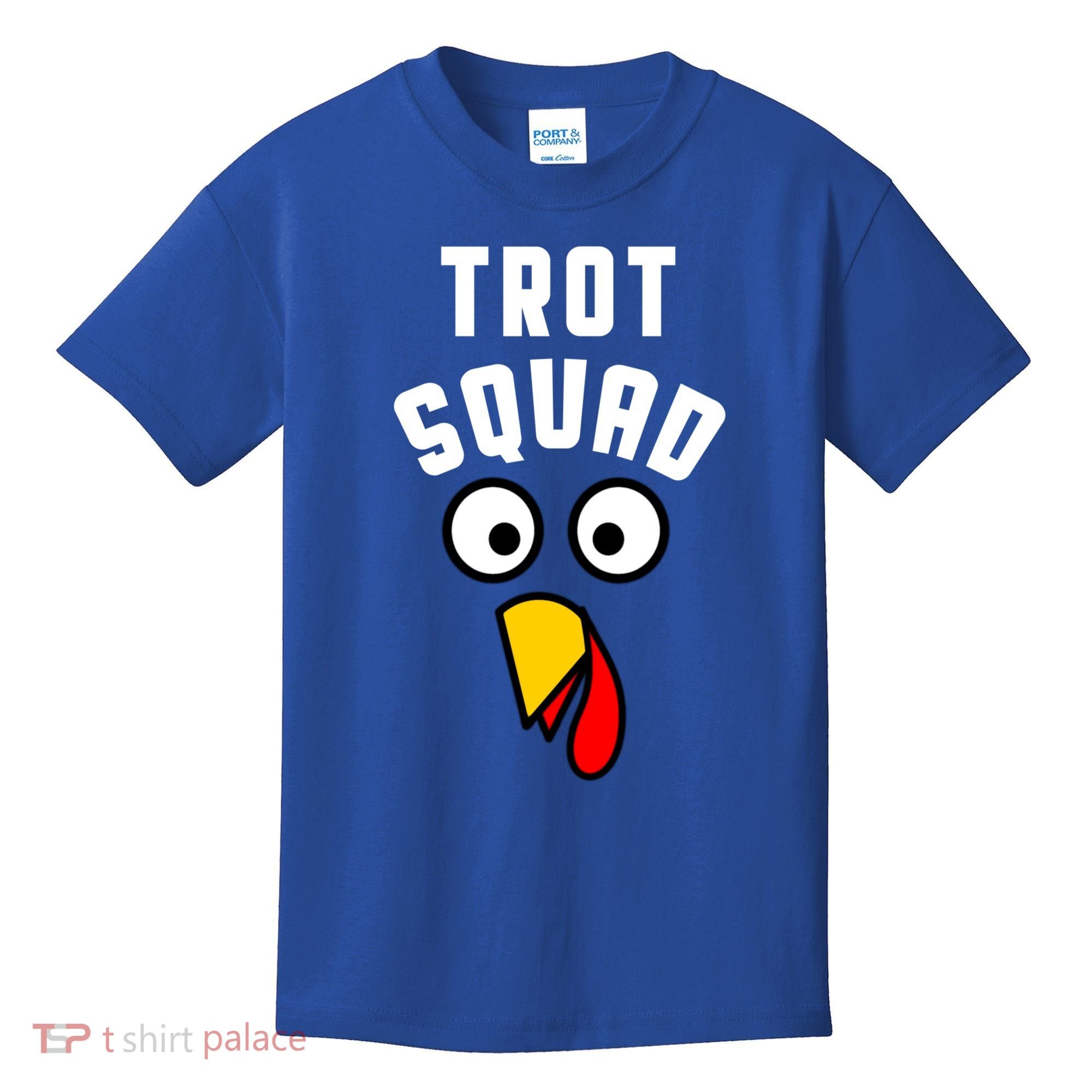 Funny Marathon Thanksgiving 5k Running Turkey Trot Squad Gift Kids T-Shirt