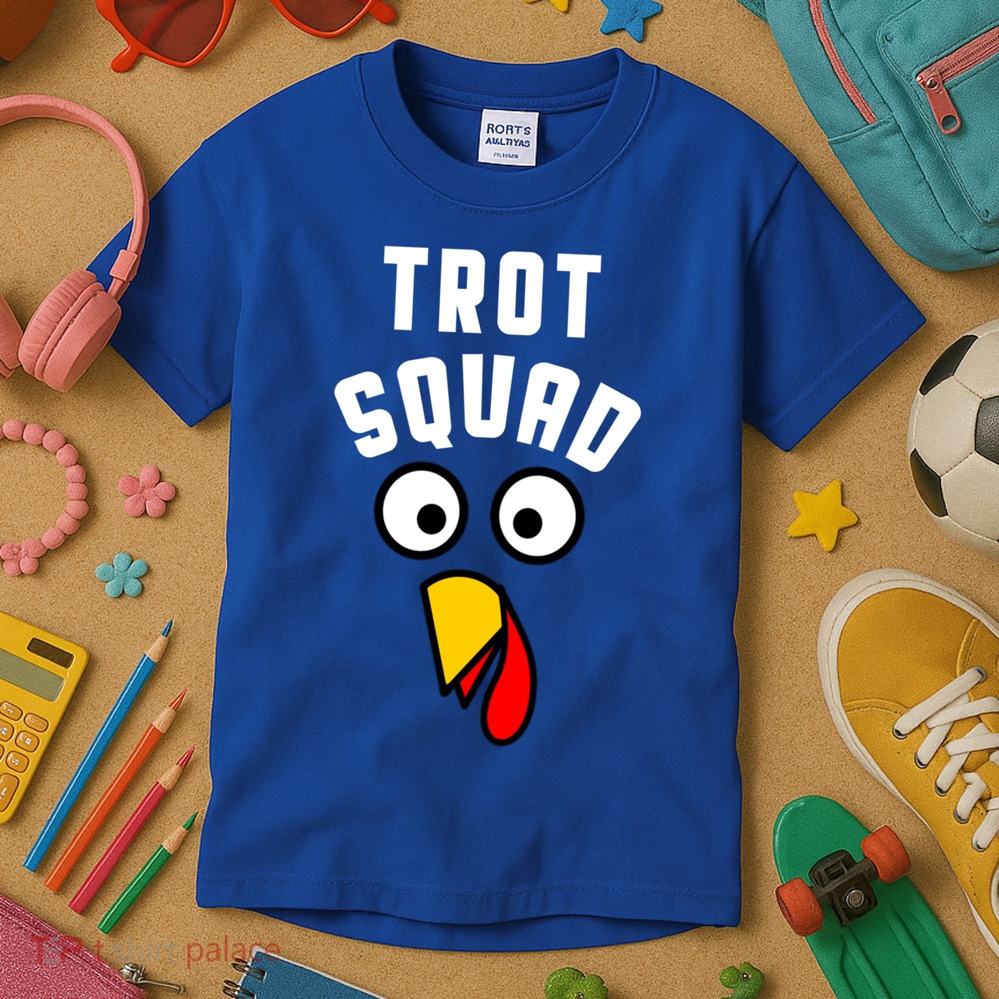 Funny Marathon Thanksgiving 5k Running Turkey Trot Squad Gift Kids T-Shirt