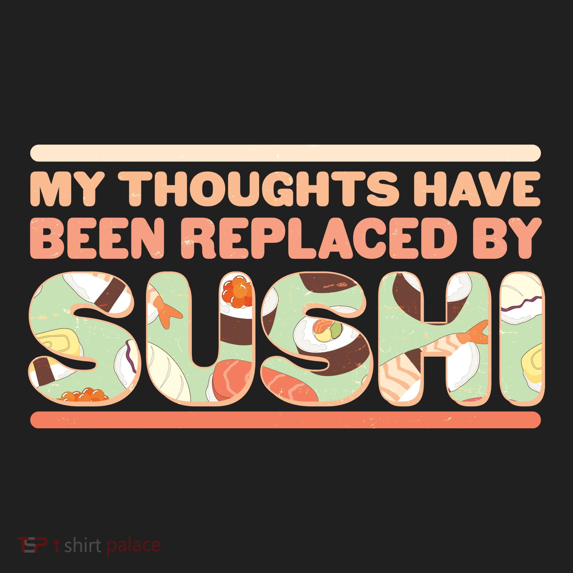 Funny My Thoughts Have Been Replaced By Sushi Beanie