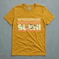 Funny My Thoughts Have Been Replaced By Sushi T-Shirt thumb 5