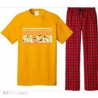 Funny My Thoughts Have Been Replaced By Sushi Pajama Set thumb 0