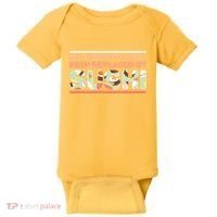 Funny My Thoughts Have Been Replaced By Sushi Baby Bodysuit thumb 0